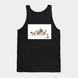 Beautiful Black Mermaids for Mermaid Lagoon Tank Top